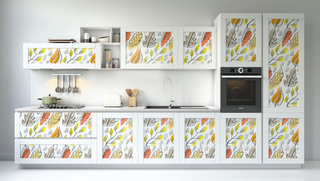 DÉCORER SES MEUBLES AVEC DU PAPIER PEINT
