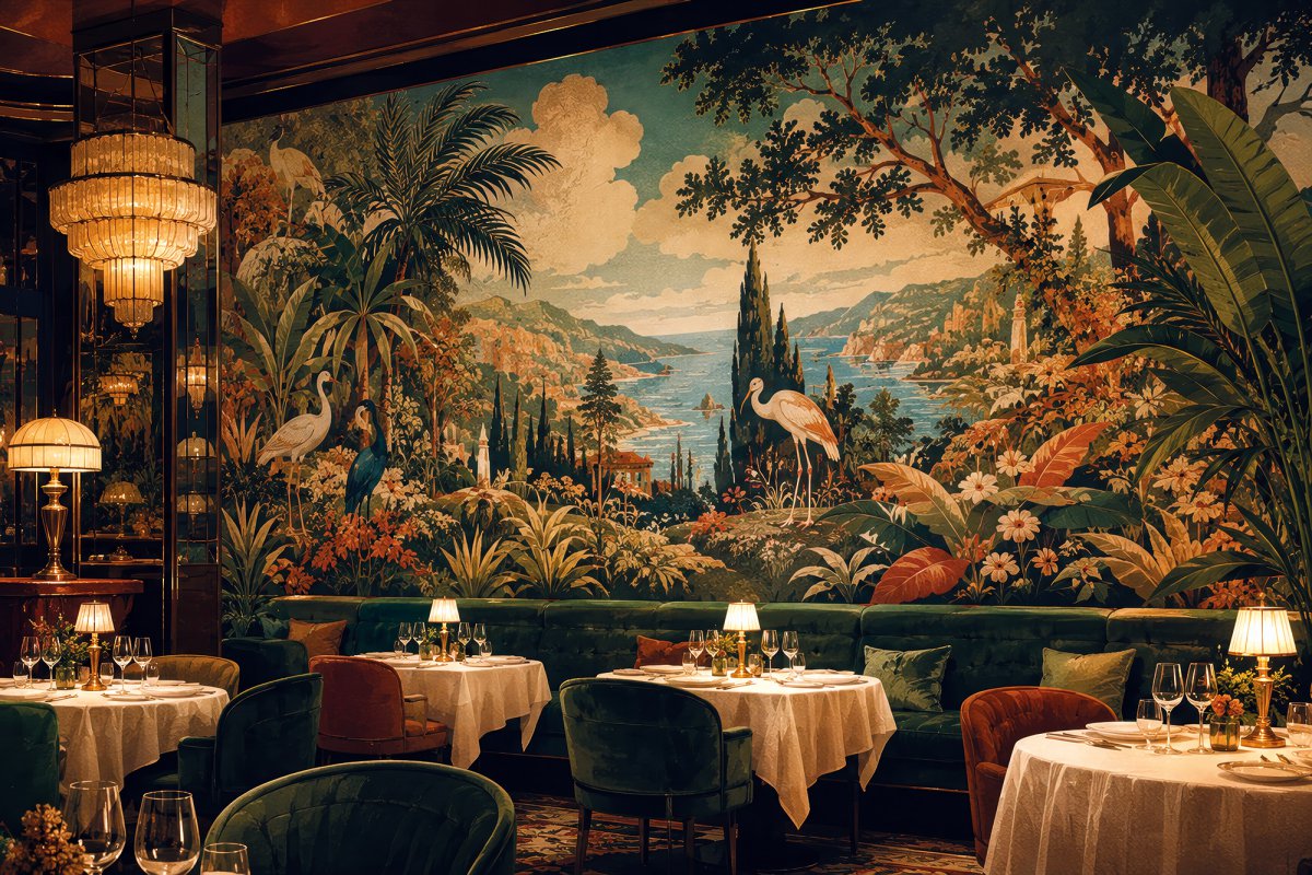 Papier peint panoramique sur-mesure pour hôtels et restaurants
