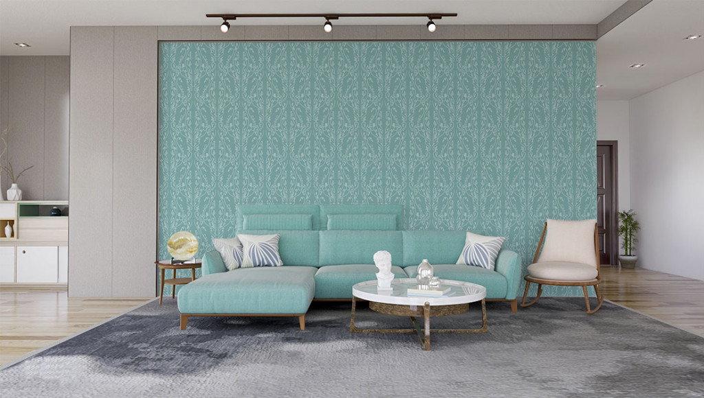 Nouvelle collection de papiers peints aux motifs arabesques