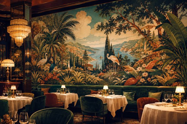 Papier peint panoramique sur-mesure pour hôtels et restaurants
