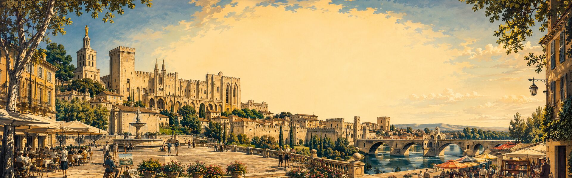 Affiches vintage Avignon - Manufacture Arssans