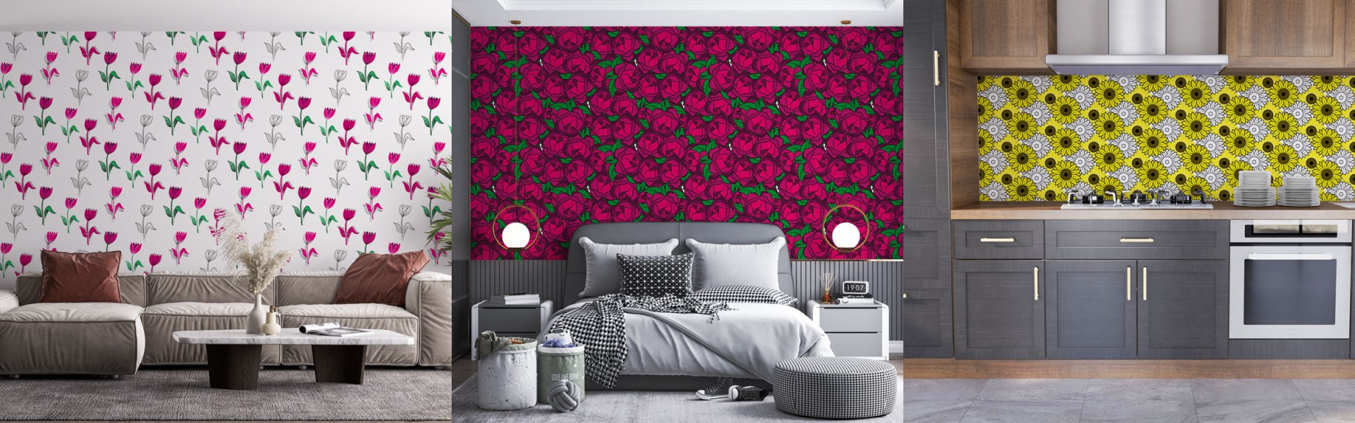 Papier peint Floral — Manufacture Arssans