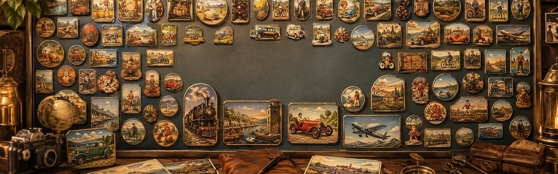 Magnets décoratifs vintage - Manufacture Arssans