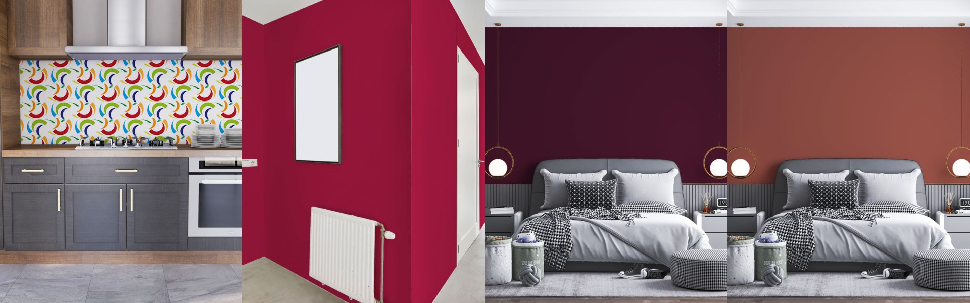 Papier peint Rouge — Manufacture Arssans