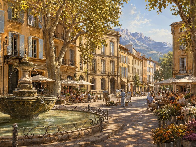 Affiches vintage Aix-en-Provence