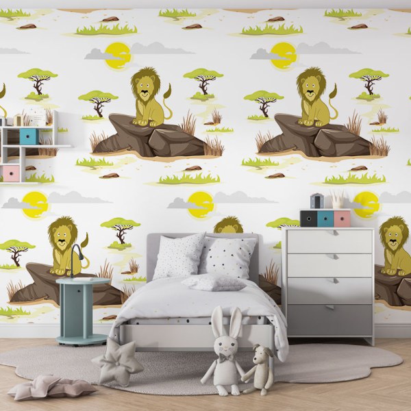 Papier peint Jaune