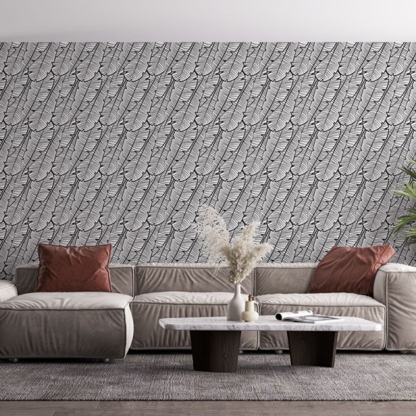 Papier peint Noir